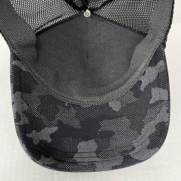 Lululemon Commission Hat Cap Mesh Adjustable Strapback Black/Gray Camo Unisex OS - Picture 10 of 13